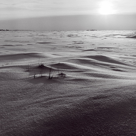 Snow Drifts, Great Slave Lake