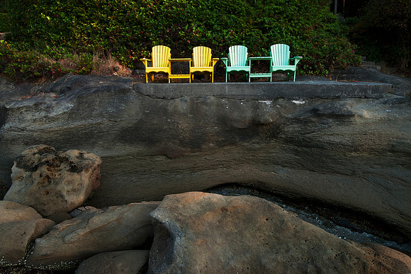 Feral Lawn Chairs, Gabriola Island