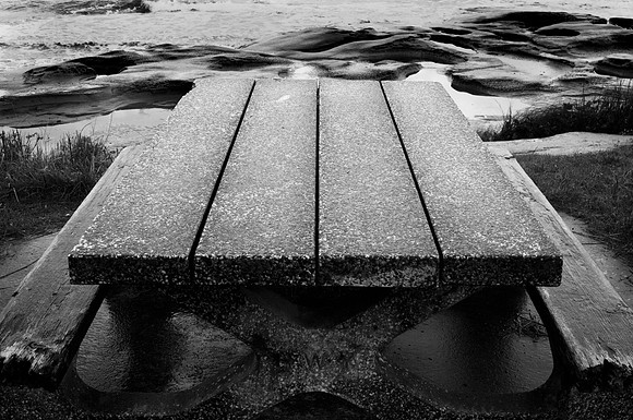 Picnic Table of Doom, Gabriola island